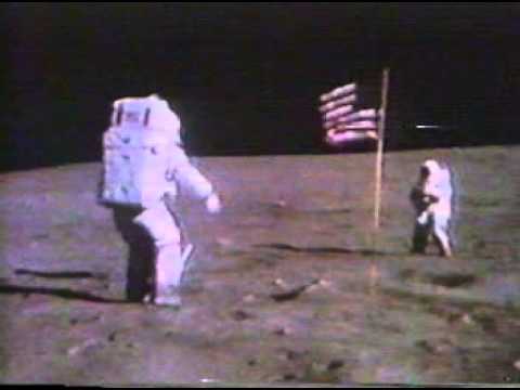 John Young's Lunar Salute on Apollo 16