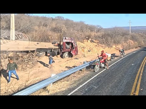 Descendo a Serra de Simões Piaui, Acidente com vitima fatal, EP 268 2025