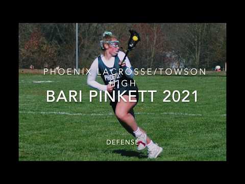 2019-20 Bari Pinkett Lacrosse highlights