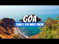 10 THINGS TO KNOW BEFORE VISITING GOA INDIA GOA TRAVEL TIPS