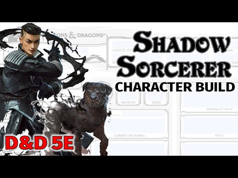 The Fear Sorlock - D&D Shadow Sorcerer Character Build 5E - Hound of Ill-Omen Combos