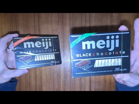 Meiji Milk Chocolate & Black Chocolate - Review