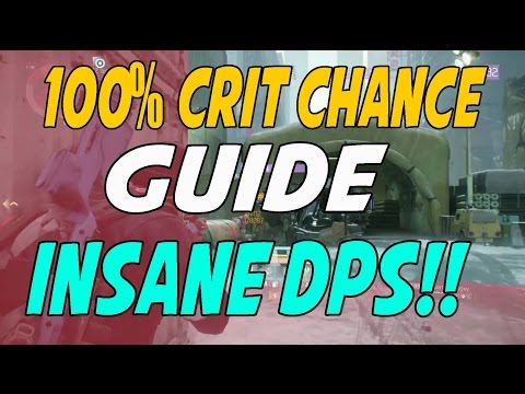 The Division - 100% Critical Chance DPS Guide!! (Best DPS Build)