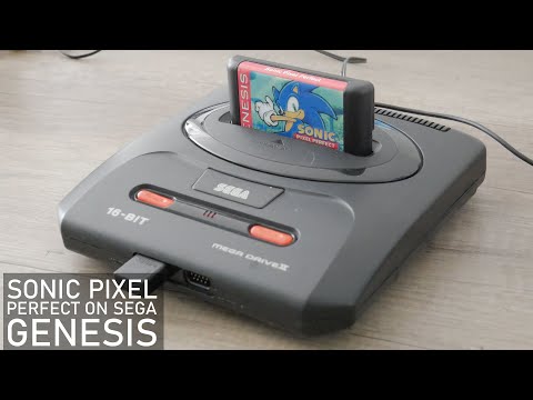 Sonic Pixel Perfect on Sega Genesis | Fake Bootleg Sega Game #1
