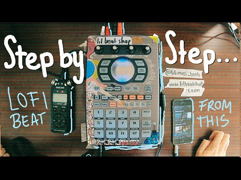 HOW TO MAKE A JAZZY BEAT FROM SCRATCH on the sp404sx  | lo fi beat tutorial from lil miss beats
