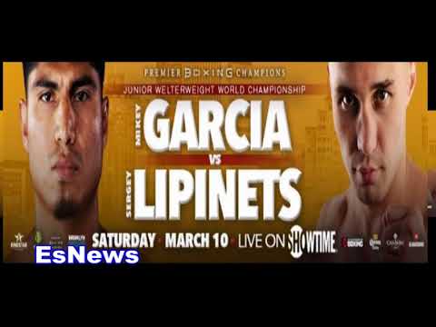 mikey garcia vs sergei lipinets full media call EsNews Boxing
