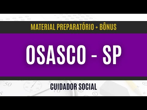 Apostila para Cuidador Social(Concurso Osasco - SP 2024)