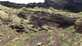 preview picture of video 'La caldera del La Corona en Lanzarote bei Haría'