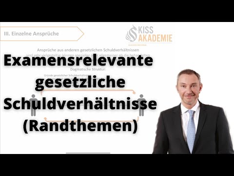 Die richtige Anspruchsgrundlage finden - Teil 8/8 (sonstige gesetzliche Schuldverhältnisse)