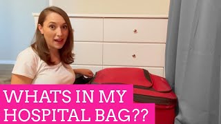 WHAT'S IN MY HOSPITAL BAG LABOR & DELIVERY