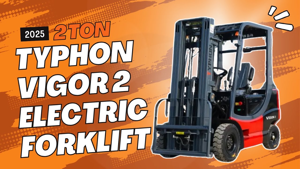 Experience the Power of Compactness | TYPHON VIGOR 2 Electric Forklift | TYPHON Machinery | 2025