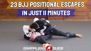 23 Positional Escapes Side Control Scarf Hold