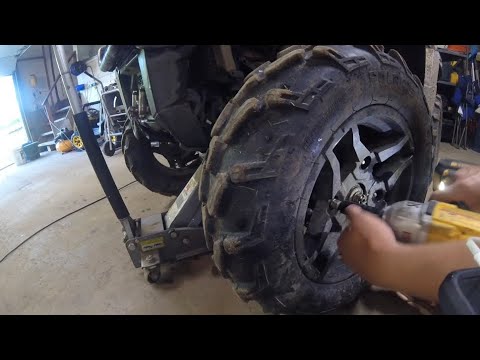 2017 Polaris Sportsman 570 Front Axle Replacement + Riding