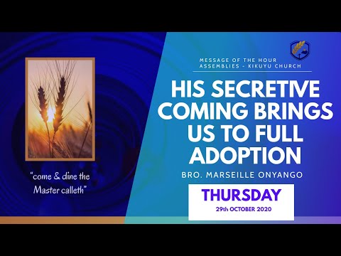 Thursday Fellowship | 29th October, 2020