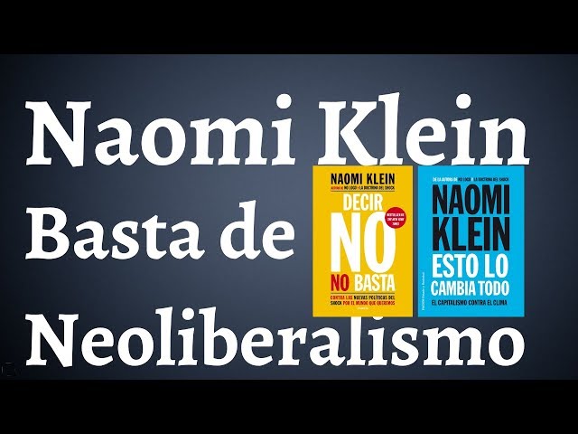 Vídeo relacionado con Decir no no basta: Contra las nuevas políticas del shock por el mundo que queremos (Ciencias Humanas y Sociales)