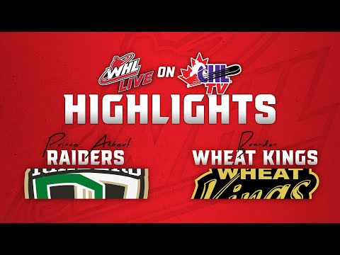 Prince Albert Raiders at Brandon Wheat Kings 12/07 | WHL Highlights 2024-25