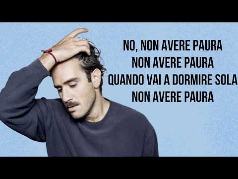 Tommaso Paradiso Testo Non Avere Paura