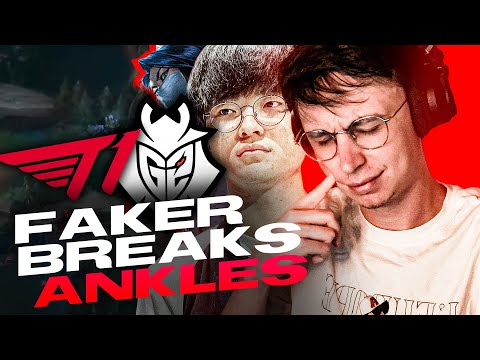 FAKER BREAKS ANKLES - G2 VS T1 MSI 2022 SEMIFINALS - CAEDREL