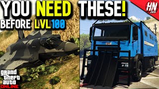 10 Things You NEED to OWN Before LVL100 In GTA Online!