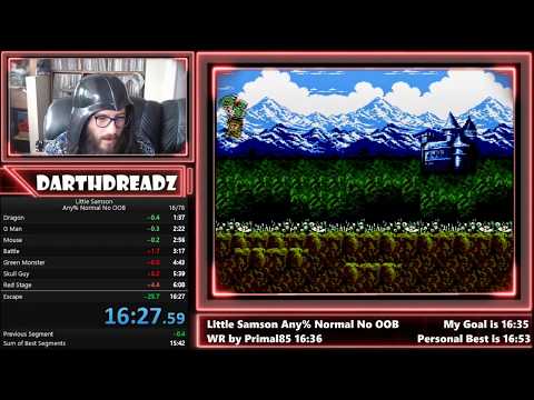 Little Samson [Any% Normal No OOB] Speedrun 16:27 (Former World Record)
