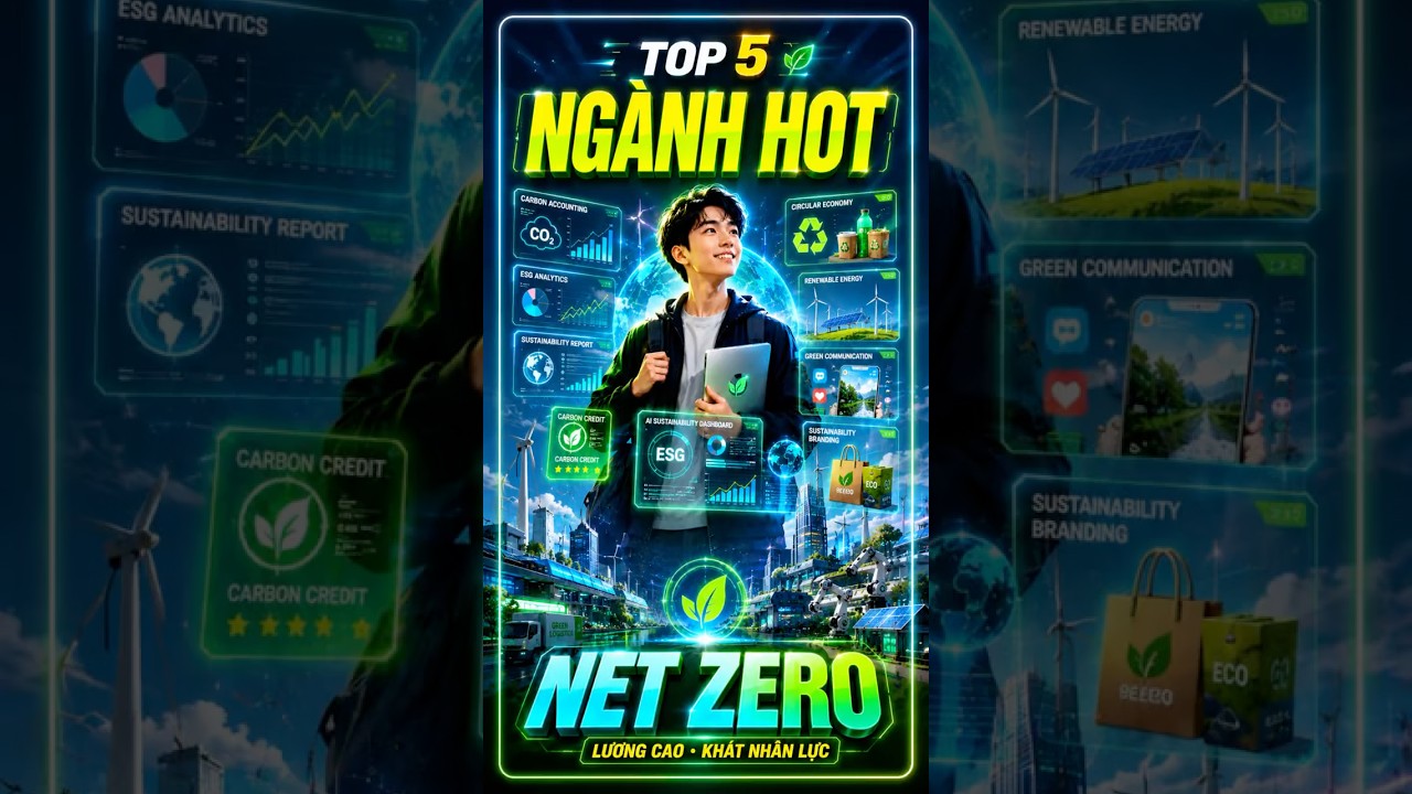 TOP 5 nghề HOT Net Zero lương nghìn đô cho sinh viên