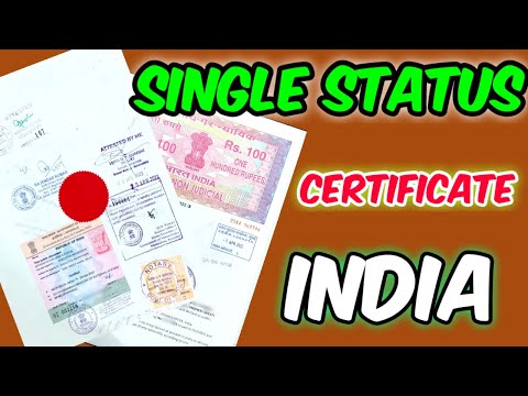 Single status certificate from nagpur, nashik, solapur, kolh...