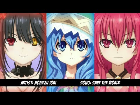Date A Live Ending 1 | Full Version | Nomizu Iori - "Save The World" | #9