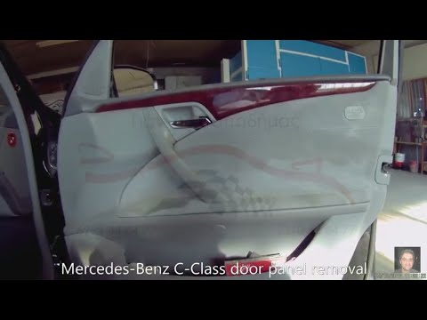 Mercedes-Benz C-Class  W203 (2000–2007) door panel removal