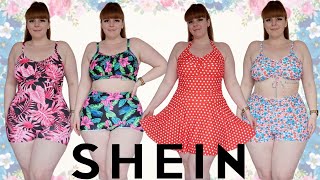 SHEIN SWIM TRY ON HAUL | FULL COVERAGE SWIM FOR CURVY & PLUS SIZE