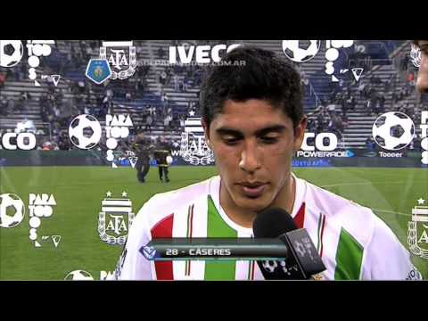 Ramiro Cáseres (Vélez). Vélez 3 Newell´s 0. Torneo Inicial 2013. Fecha 6. Fútbol Para Todos.