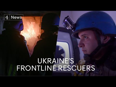 On the ground with Ukraine's frontline rescue squad