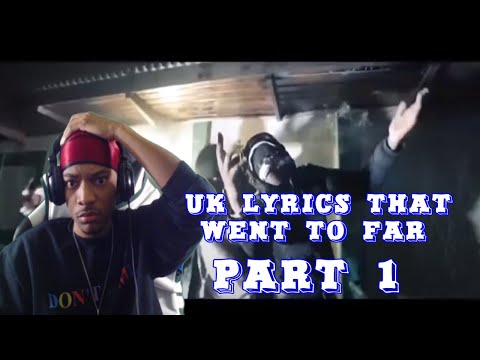 AMERICAN REACTS TO UK DRILL- LYRICS THAT WENT TOO FAR PART 1 | Chicago Reaction