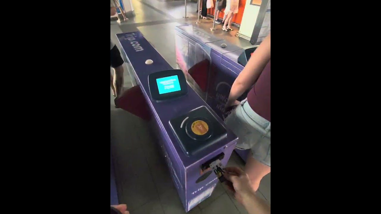 Bangkok Metro Station Card Scanner