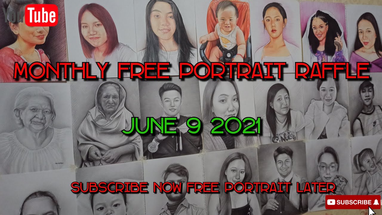 Monthly Free Portrait Raffle (June)