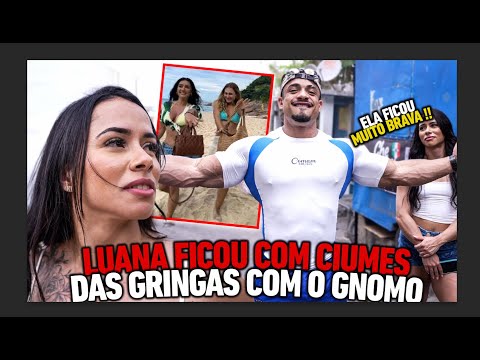 LUANA WAS JEALOUS OF THE GNOME IN RIO - THE FOREIGNERS MESSED WITH HIM!!!