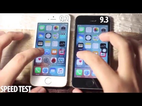 iPhone 5s : iOS 9.3 Beta 1 vs iOS 9.2 - Speed Test!