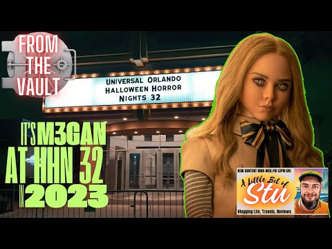 Megan flash mob at HHN 32 | Universal Studios Halloween Horror Nights 2023 (M3gan) #hhn #dance