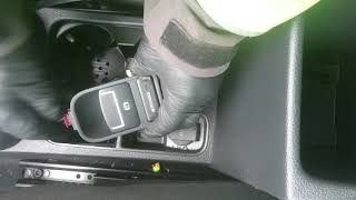 How to remove the Electronic Handbrake Switch From a VW Tiguan, Sharan and Seat Alhambra