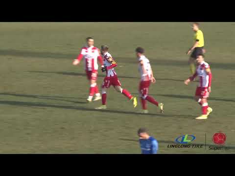 Linglong Tire Super liga 2021/22 - 17. kolo: MLADOST – CRVENA ZVEZDA 1:5 (1:1)