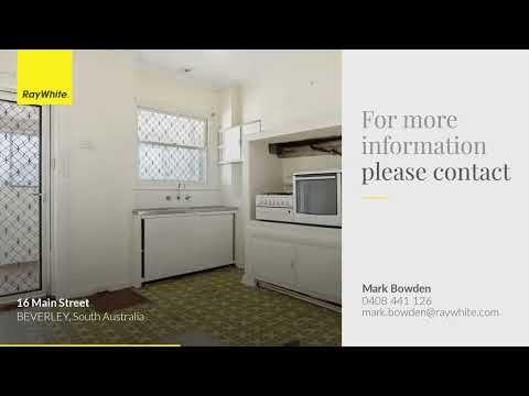 16 Main Street, Beverley, SA 5009, 3 Bedrooms, 1 Bathrooms, House