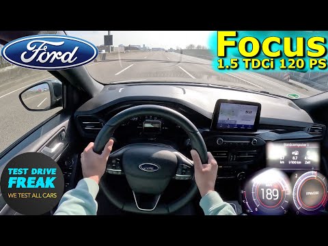 2021 Ford Focus Turnier 1.5 EcoBlue ST-Line 120 PS HIGH SPEED AUTOBAHN DRIVE POV