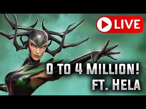 0 to 4 Million! - HELA BLITZ - MARVEL Strike Force - MSF