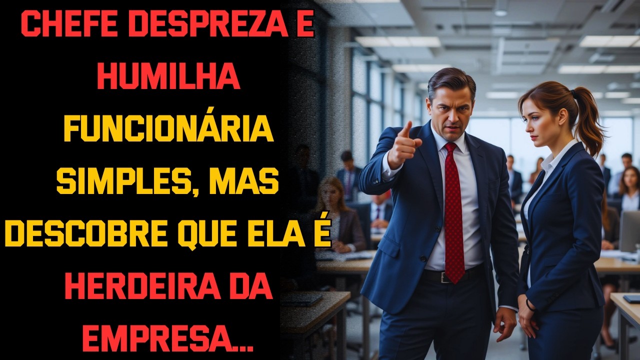 Chefe Despreza e humilha Funcionária Simples, Mas Descobre Que Ela É Herdeira da Empresa...