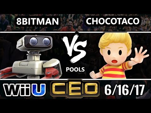 CEO 2017 Smash 4 - Fable | 8BitMan (ROB) vs ChocoTaco (Lucas) Wii U Tournament