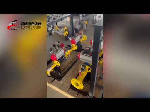 Burner pneumatic valve set for Coke oven gas burners