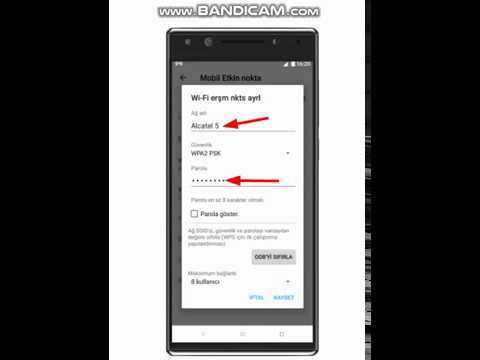 Alcatel 3x İnterneti Paylaşma Hotspot