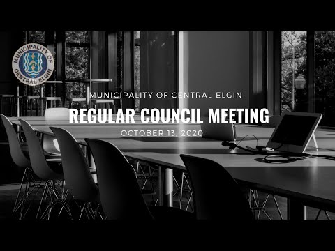October 13, 2020 Regular Meeting of Council