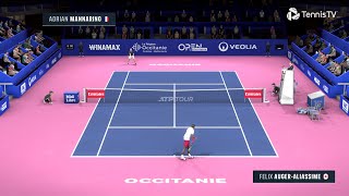 [Tennis Elbow 4] Auger-Aliassime Vs Mannarino Gameplay | Open Occitanie | Montpellier (Video Game)