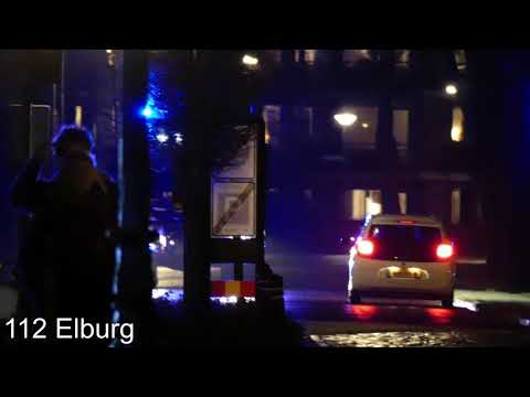 P1 Brandweer Elburg (06-6941) met spoed naar een OMS melding in de oude binnenstad van Elburg