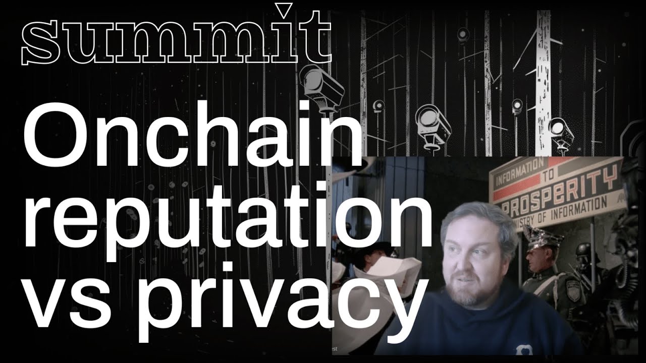 Ben West [Thrive Protocol ] "On-chain reputation vs privacy" x Web3Privacy Now summit #2